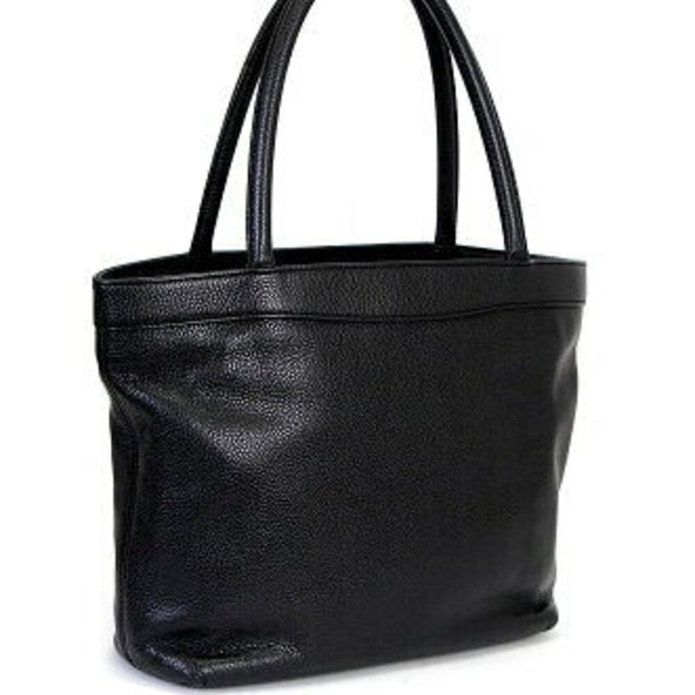 Chanel Coco Mark Tote Bag Caviar Leather Black - Picture 2 of 4